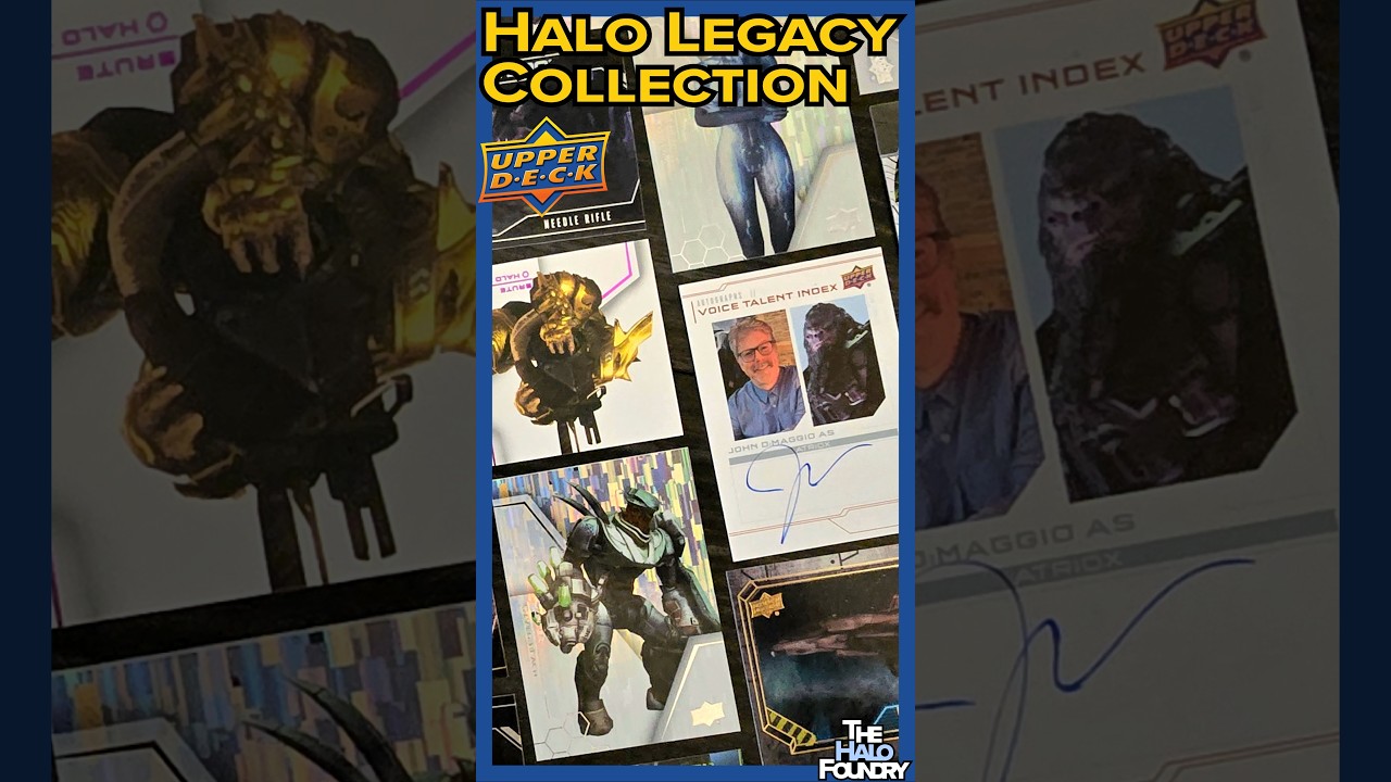 Halo Legacy Hobby box unboxing clip #halo #haloinfinite #upperdeck [Halo Upper Deck]