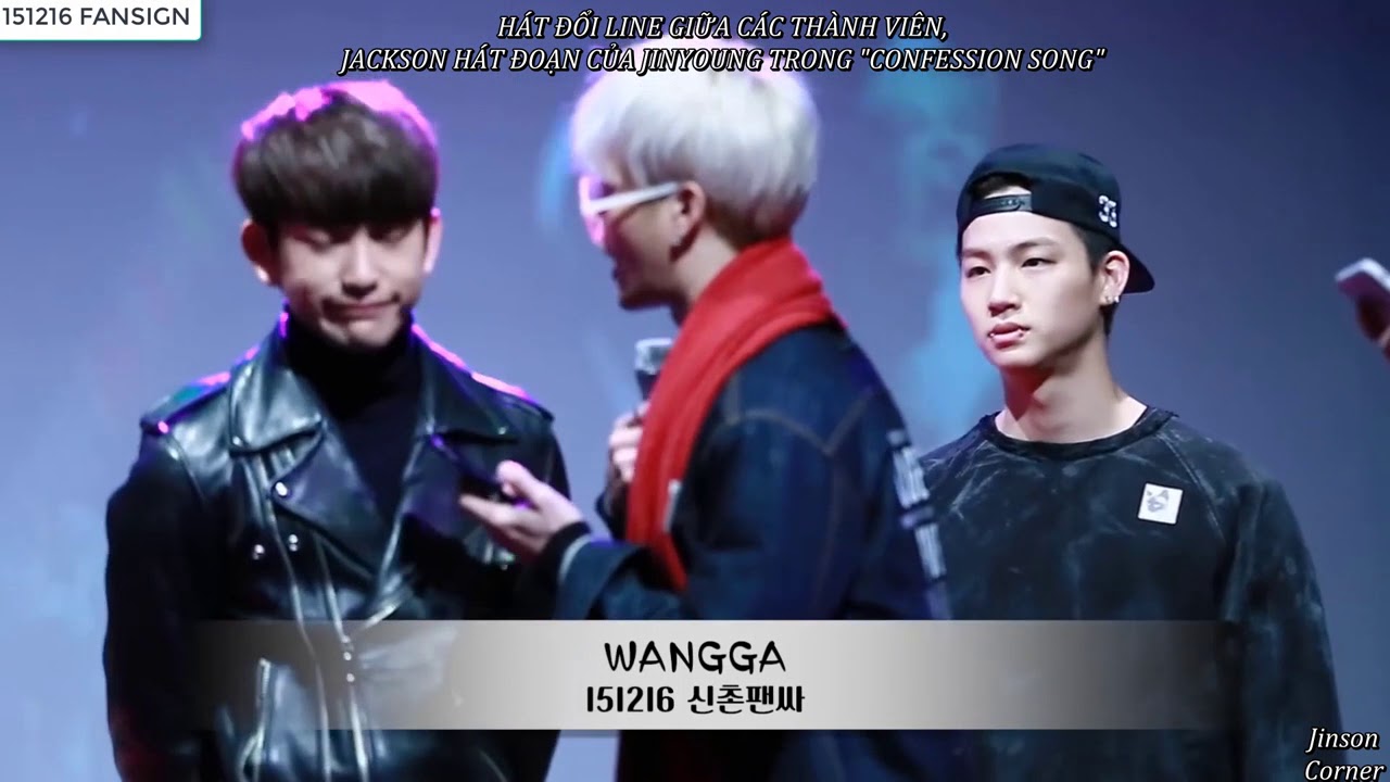 PART1: Jinyoung's touchiness [2015 - Jinson with coming Jackson's home story]