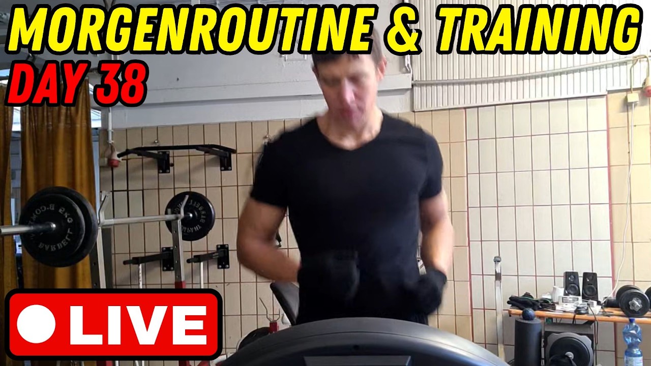 [Live] Morgenroutine & Fitness-training. #highperformance #morgenroutine #monkmode