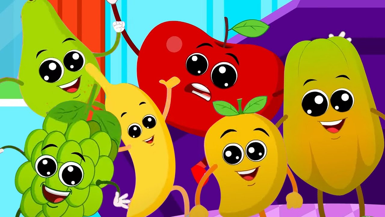 Ten Little Fruits, Counting Songs + More Learning Videos for Kids