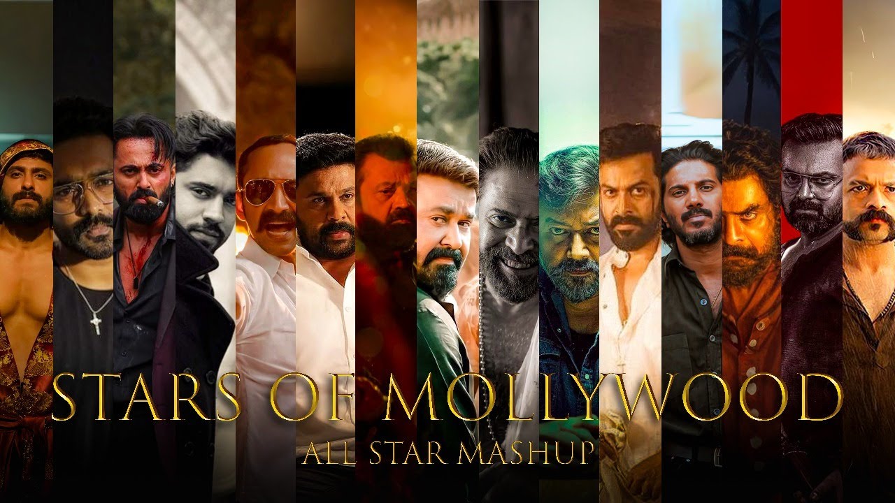 Stars of MOLLYWOOD | All Stars Mashup | Mohanlal | Mammootty | DQ | Dileep | ItsA5win