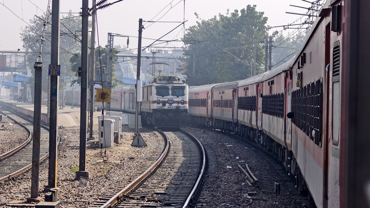 Banaras Okha SF Express And Ranchi Rajdhani Express High Speed Skipping FZD 