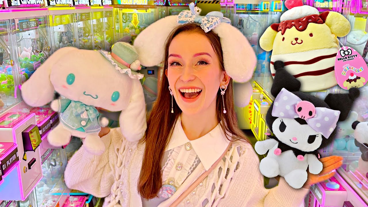 ŁOWIMY TYLKO PLUSZAKI SANRIO W KOREI !🇰🇷🌸💖