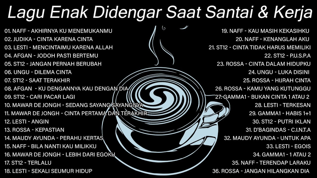 Lagu Enak Didengar Saat Santai Dan Kerja 🏆 Lagu Pop Hits Indonesia Tahun 2000an || Judika,Afgan,NaFF