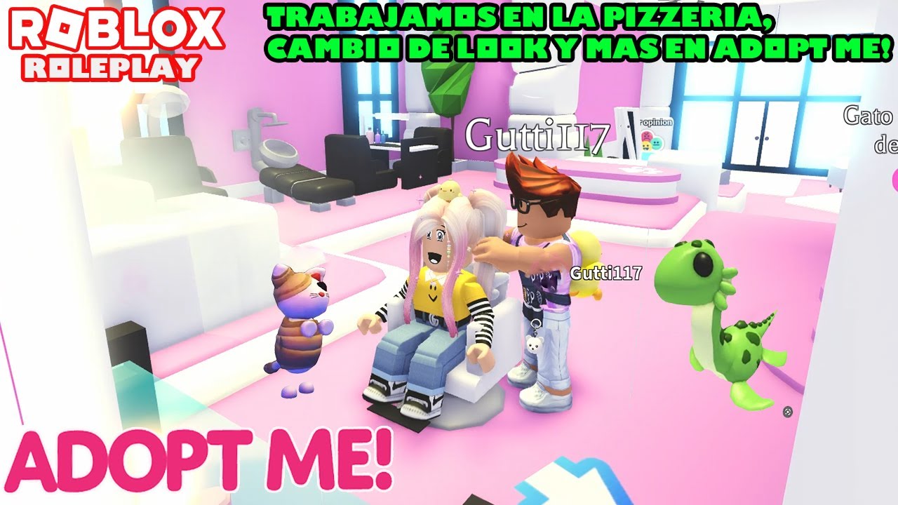 Trabajamos En La Pizzeria, Nos Cambiamos De Look, Nos Salen Cosas Legendarias Y Mas En Adopt Me!😁😊