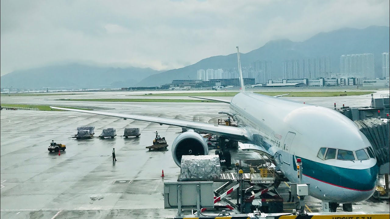 My First Pacific Crossing! Hong Kong to Los Angeles | Cathay Pacific Boeing 777-300ER
