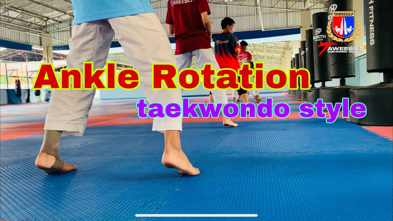 Ankle Rotation ... taekwondo style