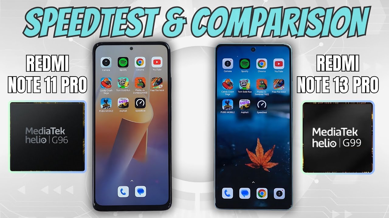 Redmi Note 13 Pro vs Redmi Note 11 Pro Speedtest & Camera Comparison