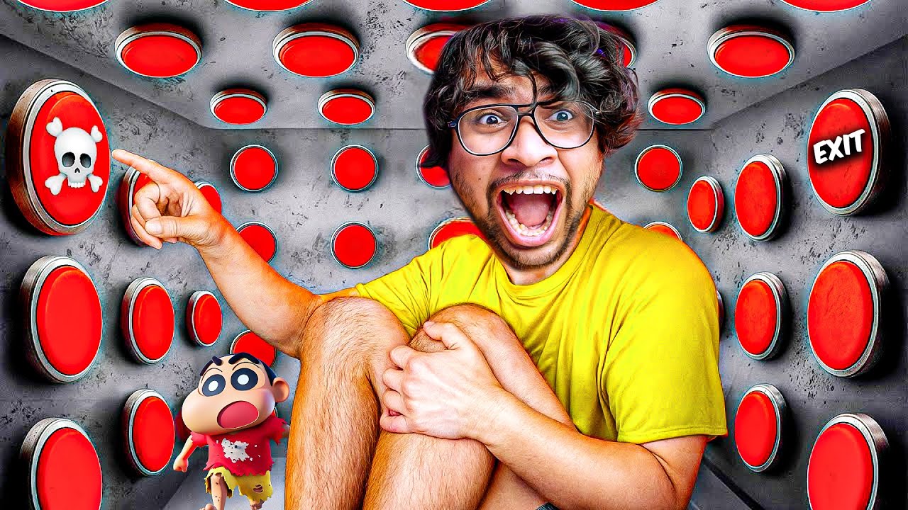 100 BUTTONS… But Only ONE Lets You ESCAPE! 😱🔓