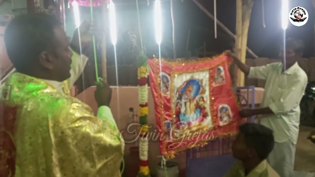 புனித அந்தோனியார் கொடியேற்றம், Saravanaapuram #stantonyschurch #stantony #flaghoisting