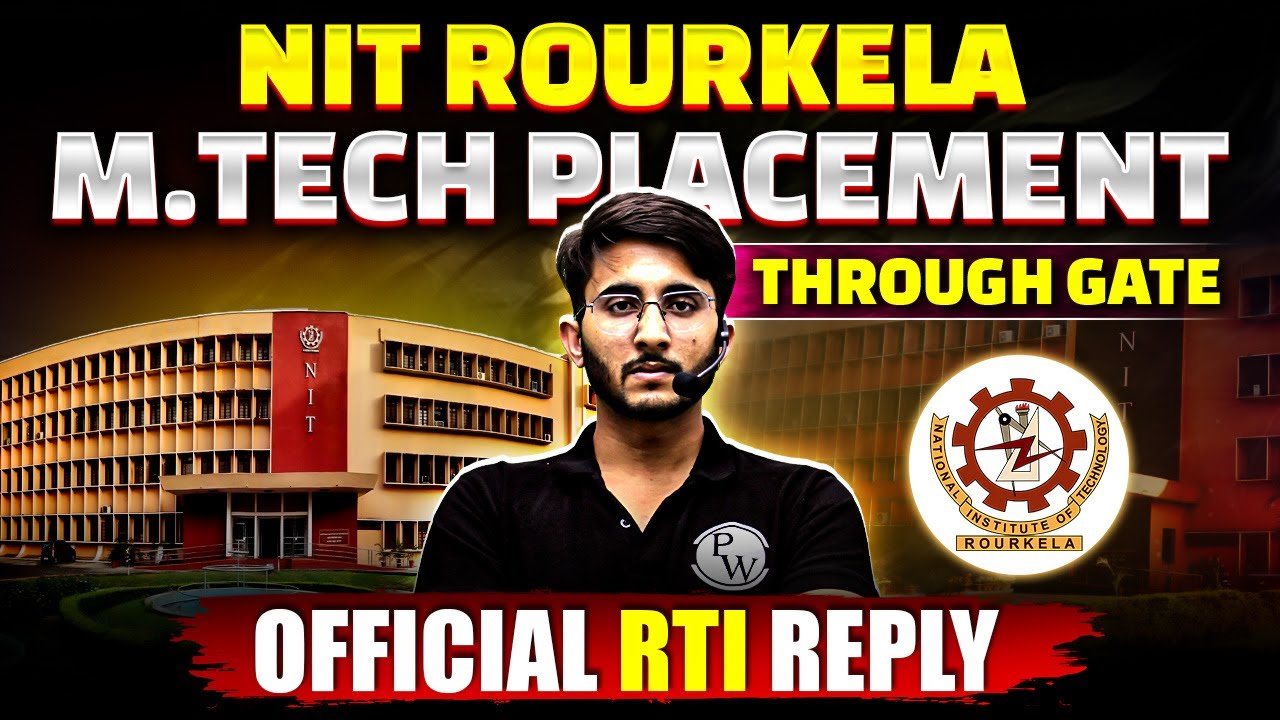 NIT Rourkela Placement Through GATE | RTI Official Reply - Latest Data | Detailed Notification