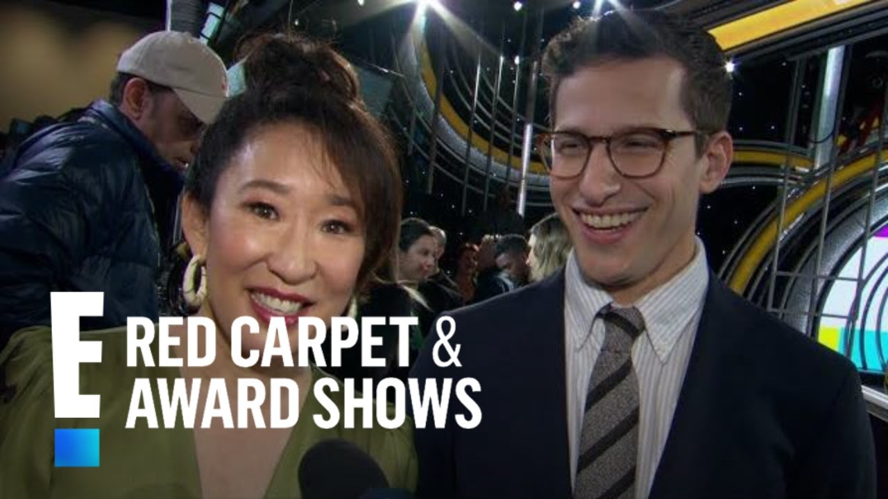 Sandra Oh & Andy Samberg Half Ready for the Golden Globes | E! Red Carpet & Award Shows