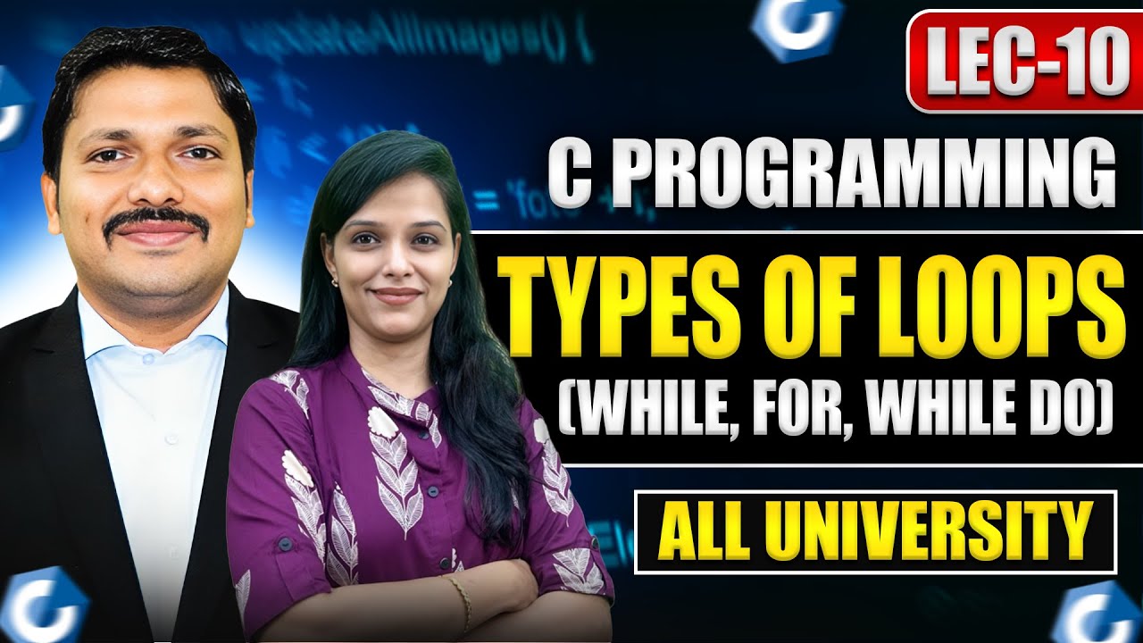 Loops & Its Types in C Programming | Lecture 10 | Sherlin Mam | Dinesh Sir Engineering