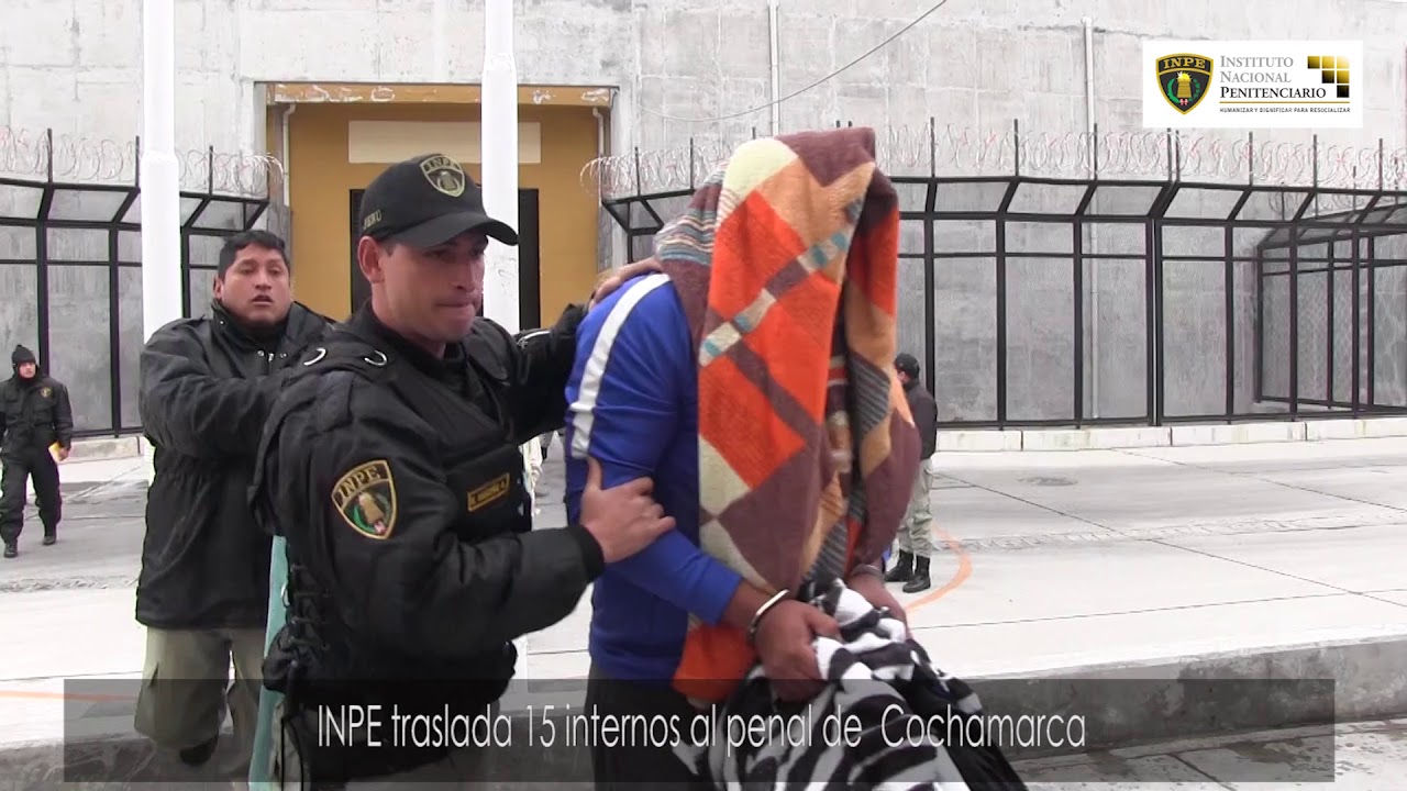 INPE traslada 15 internos al penal de Cochamarca