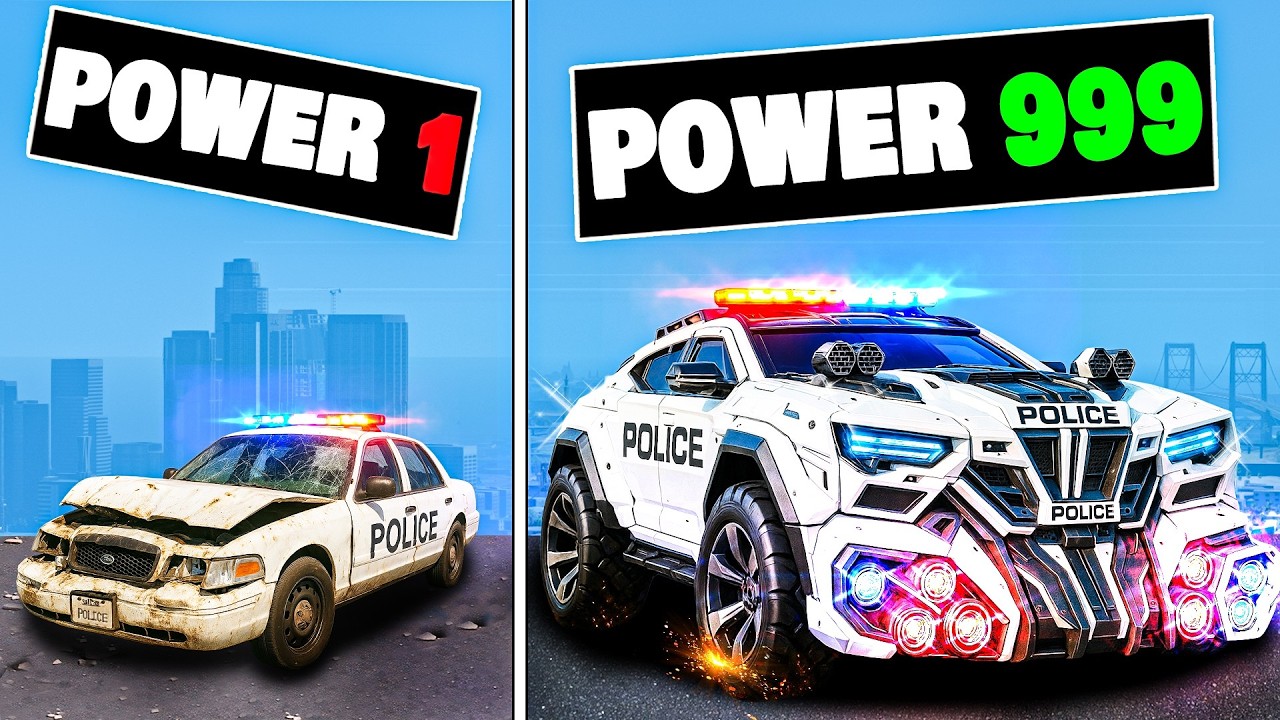 Upgrading to the Ultimate Police Car in GTA 5