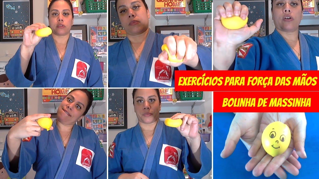 Judoquinhas | Judo Infantil Exercícios para a Pegada Força das Mãos Bolinha de Massinha