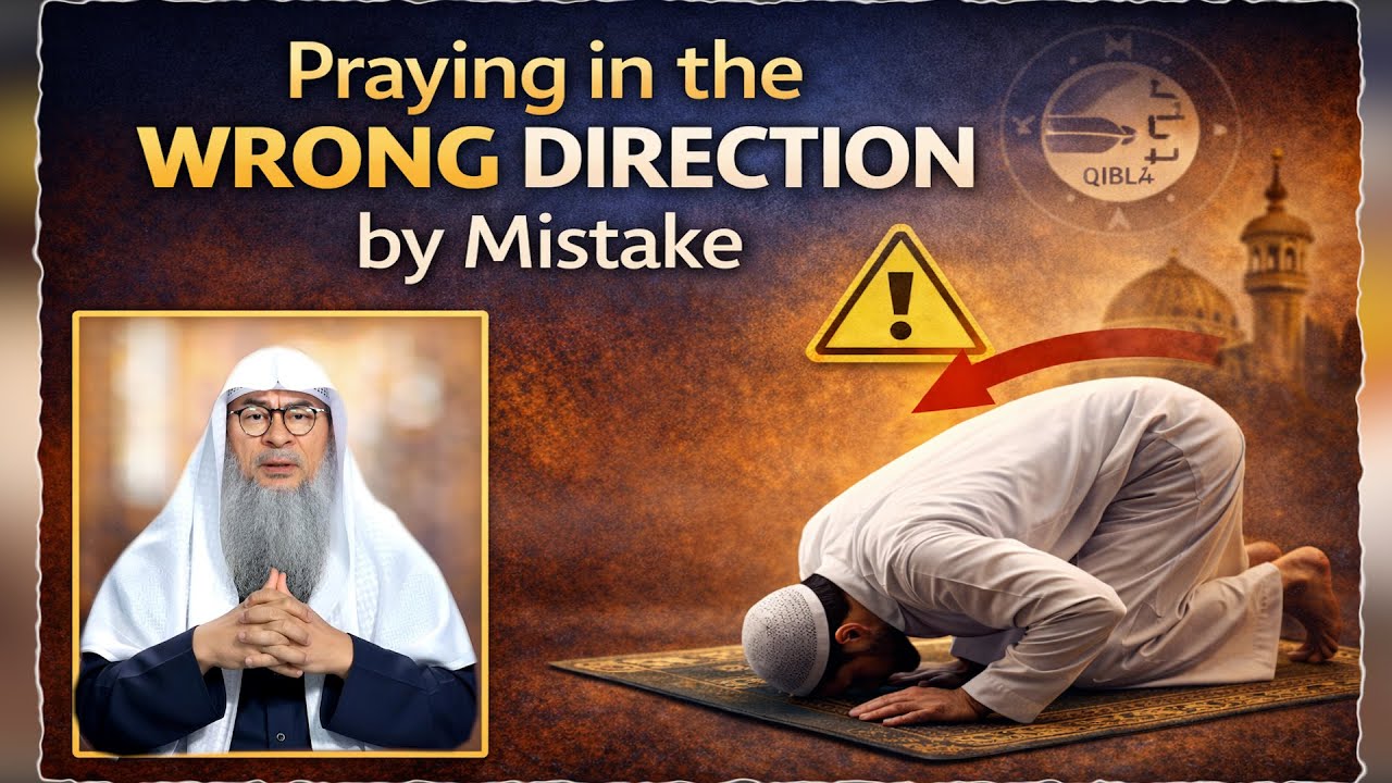 Praying in the Wrong Direction by Mistake | Sheikh Assim Al Hakeem #hudatv