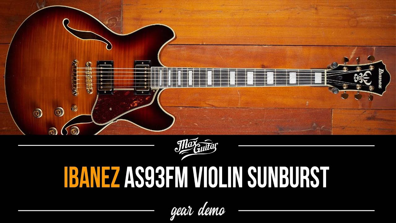 Ibanez AF93FM Violin Sunburst - Gear Demo