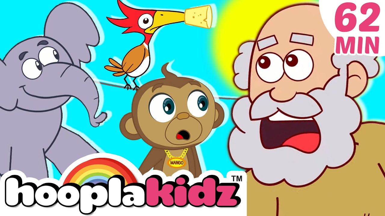 The Animals Went In Two By Two Ep 57 | Classic Nursery Rhymes For Kids | Hooplakidz