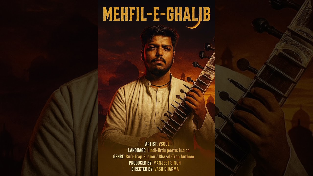 Mehfil-e-Ghalib | VSOUL | Sufi-Trap Fusion | Ghazal x Trap Anthem 2025 | Official Music Video