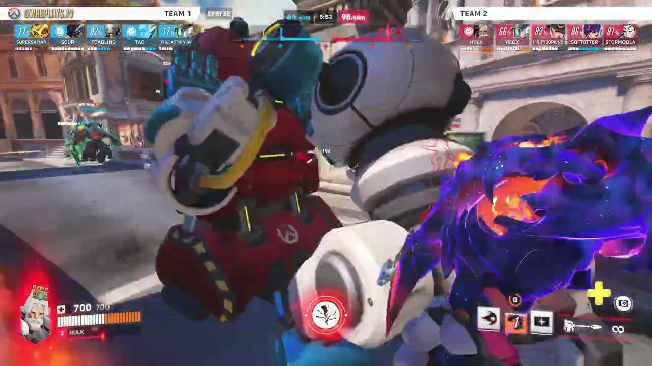 Reinhardt by HULK &mdash; Overwatch 2 Replay E9XF5E