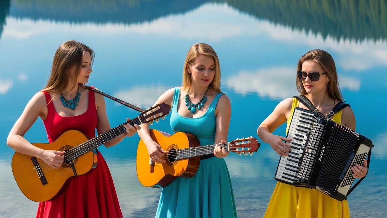 Crystal Lake Flamenco ✨ Joyful Guitar, Accordion & Flute | Uplifting Nature Instrumental