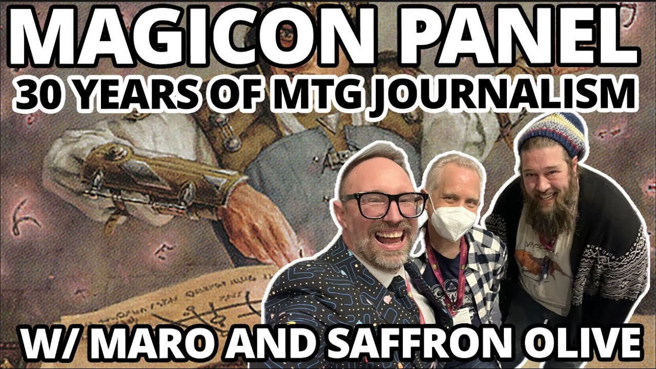 A History of MTG Journalism #MCCHICAGO Panel w/ Mark Rosewater & Saffron Olive
