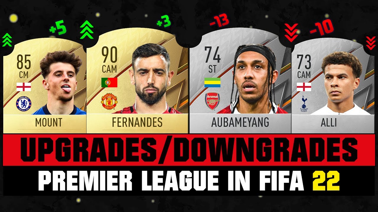 FIFA 22 | BIGGEST PREMIER LEAGUE RATING UPGRADES & DOWNGRADES! 😱🔥 ft. Fernandes, Mount, Auba...