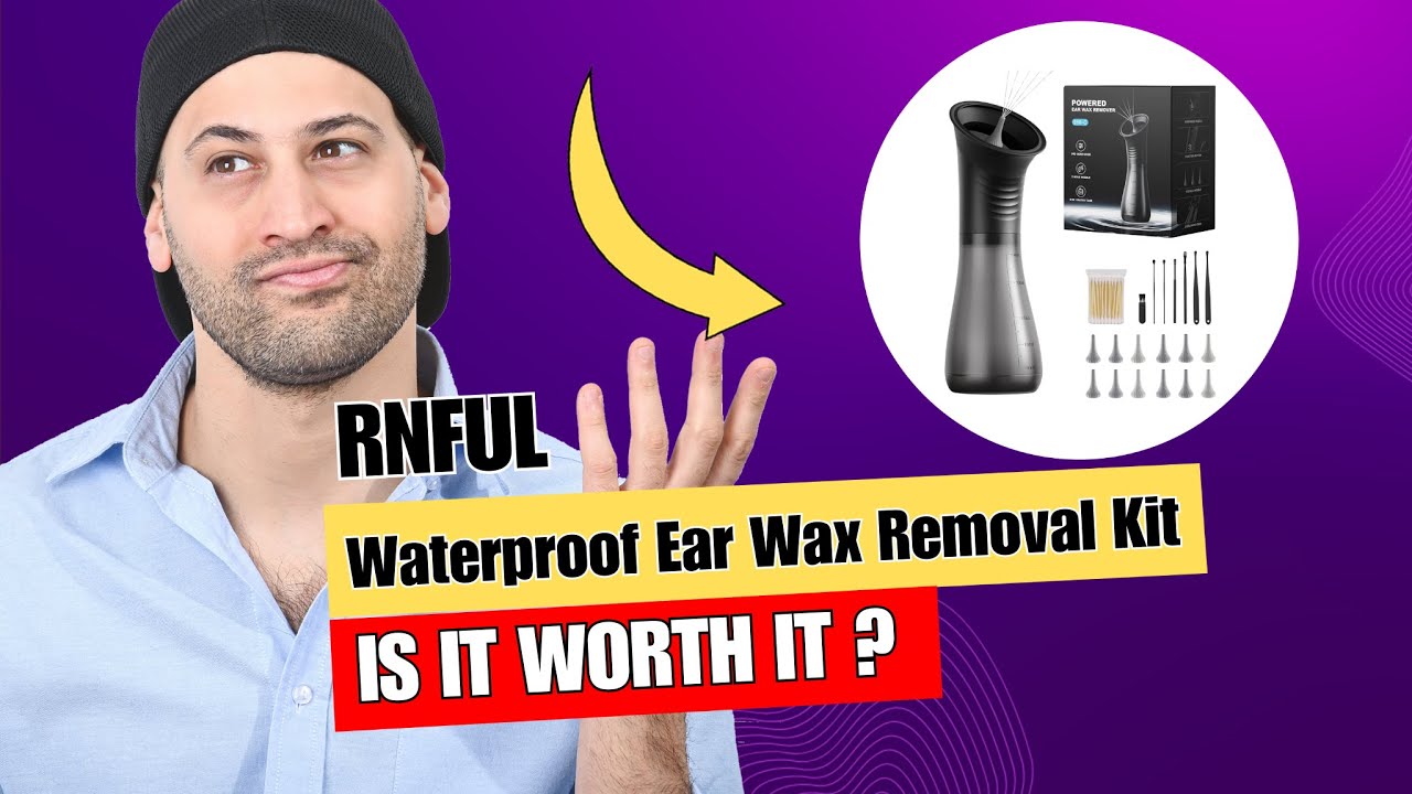 Ear Cleaner Ear Wax Removal-IPX7 Waterproof Ear Wax Removal Kits-Electric One-Piece Rechargeable
