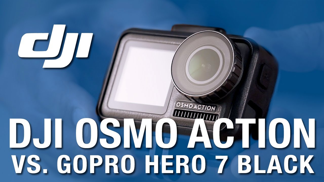 DJI OSMO ACTION vs GoPro Hero 7 BLACK + skateboard FAIL