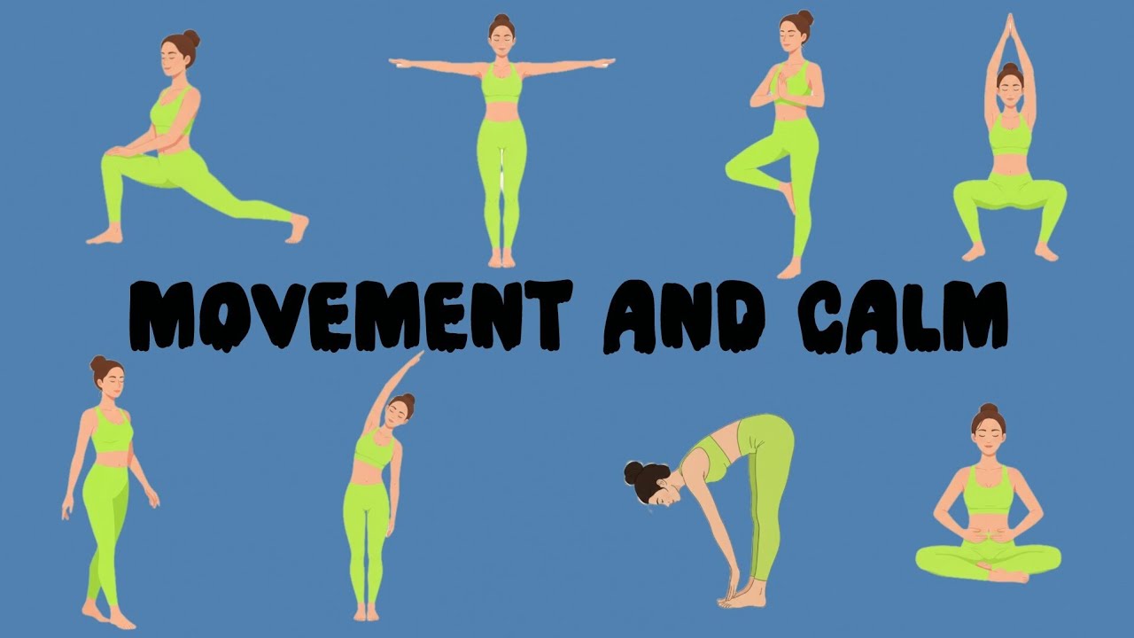 Movement and Calm – 9 Minute Full Body Yoga Flow for Stress Relief, Energy & Mental Clarity