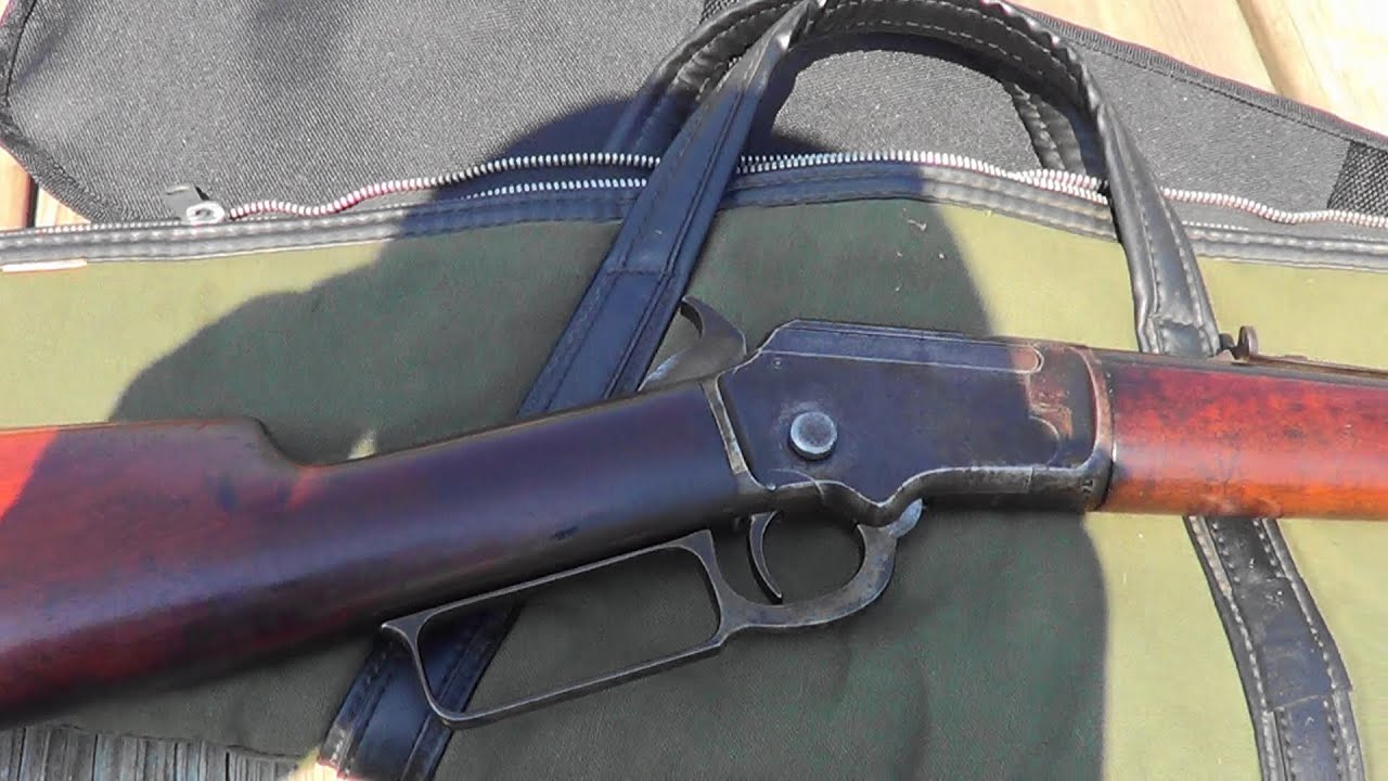 Винтовка Marlin Model 1892 с рычажным механизмом, изготовленная в 1906 году