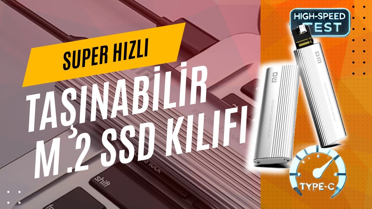 M2 SSD'yi Taşınabilir Hale Getiren Kılıf! İnceleme - Hız Testi