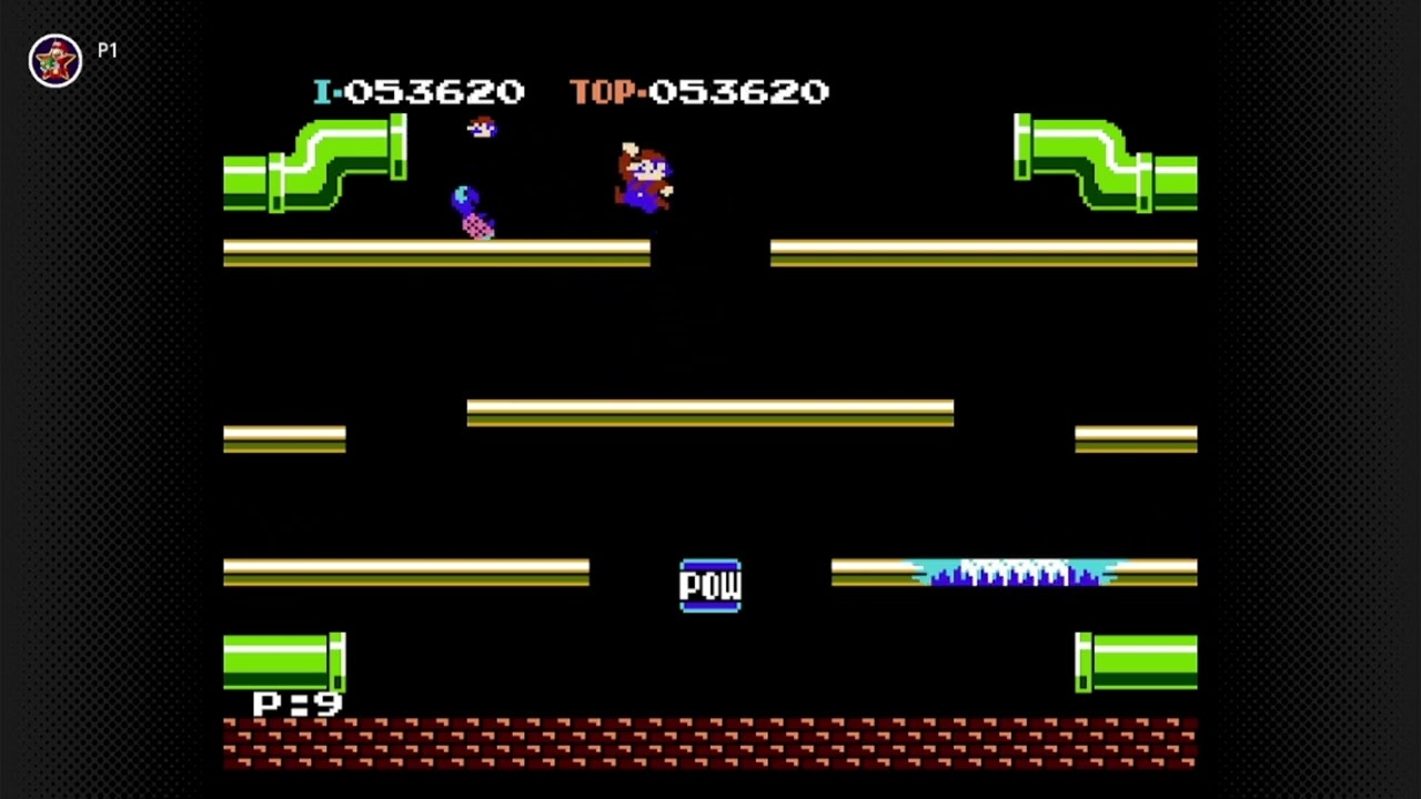 Mario Bros. NES Gameplay