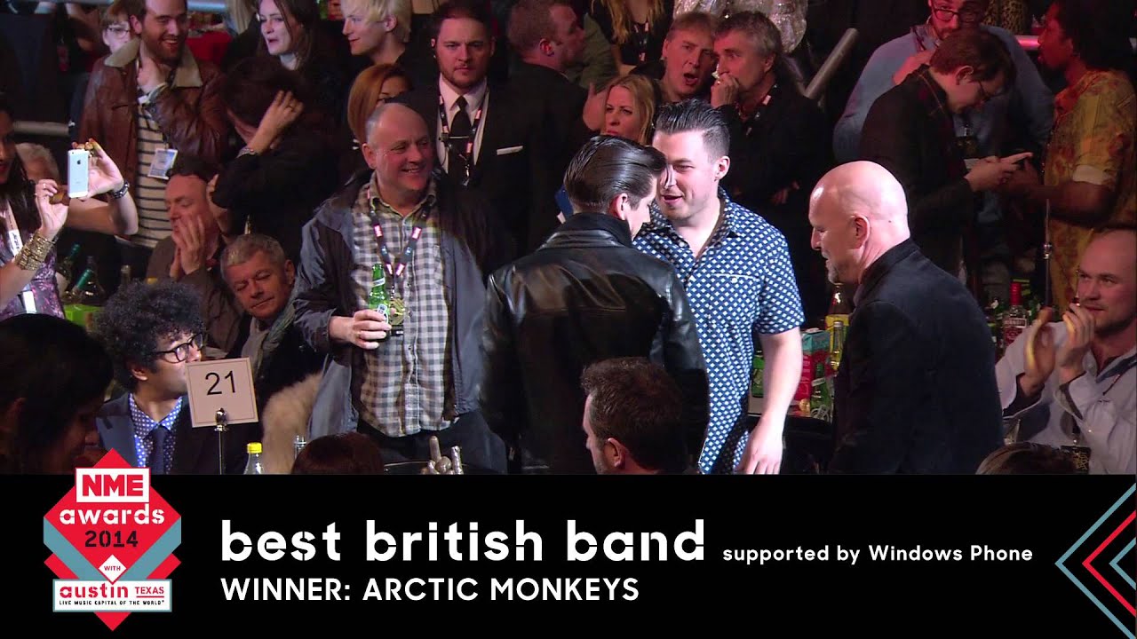 Arctic Monkeys Accept NME Award For Best British Band