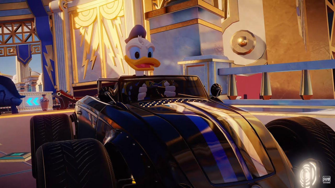 Racing with DONALD DUCK in Disney Speedstorm (PS5 4K Graphics)