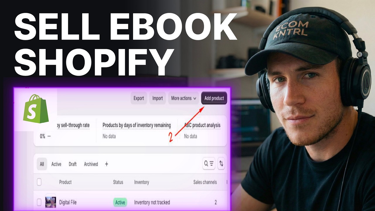 How To Sell An EBook Online Using Shopify (2026) | Digital Products