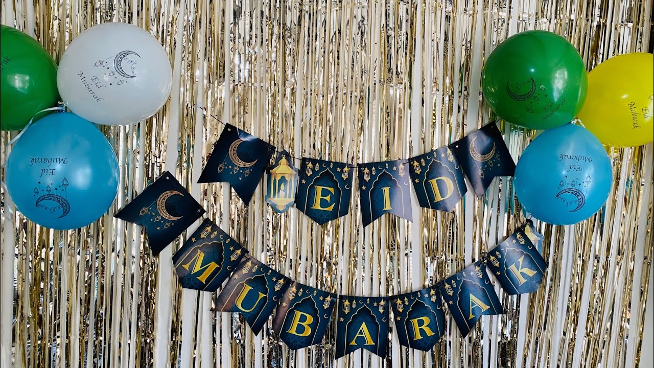 EID MUBARAK Decoration😍🌙⭐️/ #eid #ramadan #eidmubarak #short #shorts #viral #youtubeshorts #diy