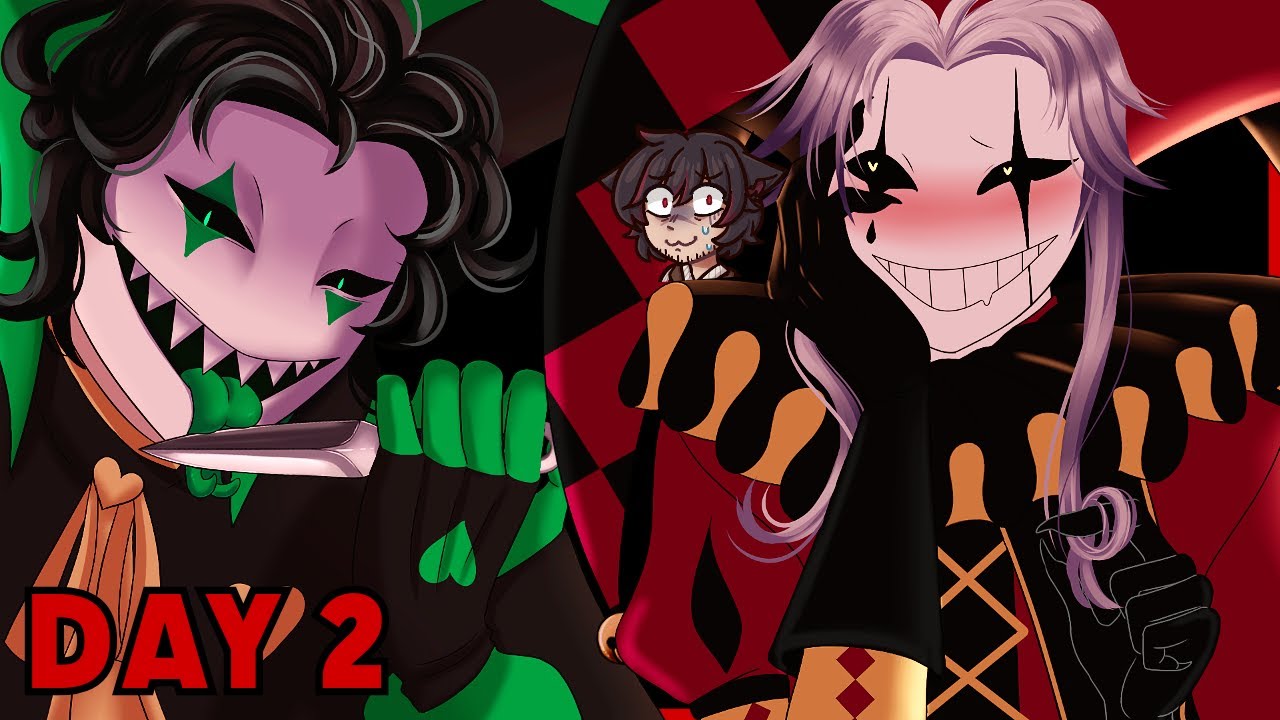 THE FREAKY DEMON CLOWNS ARE BACK & THEYRE LICKING ME - The Freak Circus Day 2 All Routes