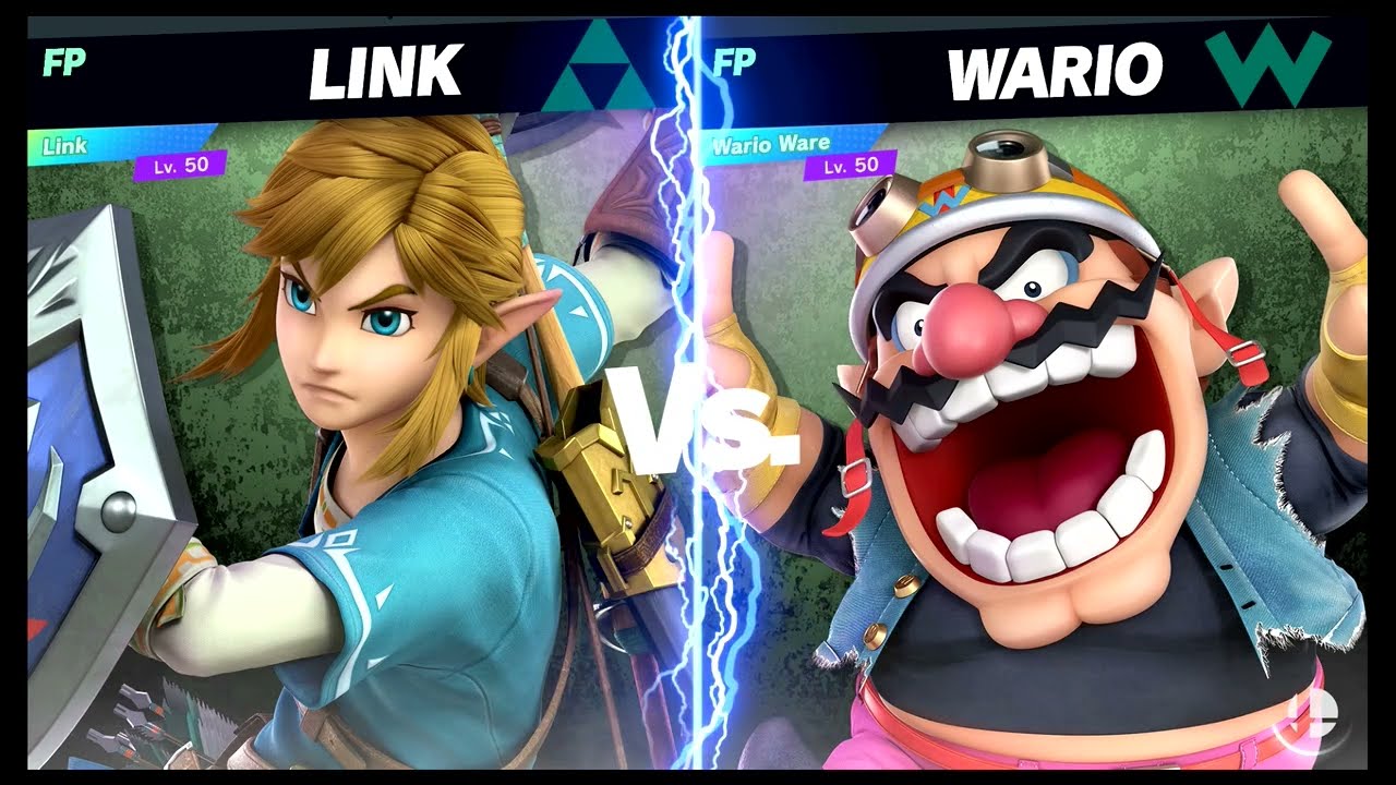 Super Smash Bros Ultimate Amiibo Fights – Link vs the World #30 Link vs Wario