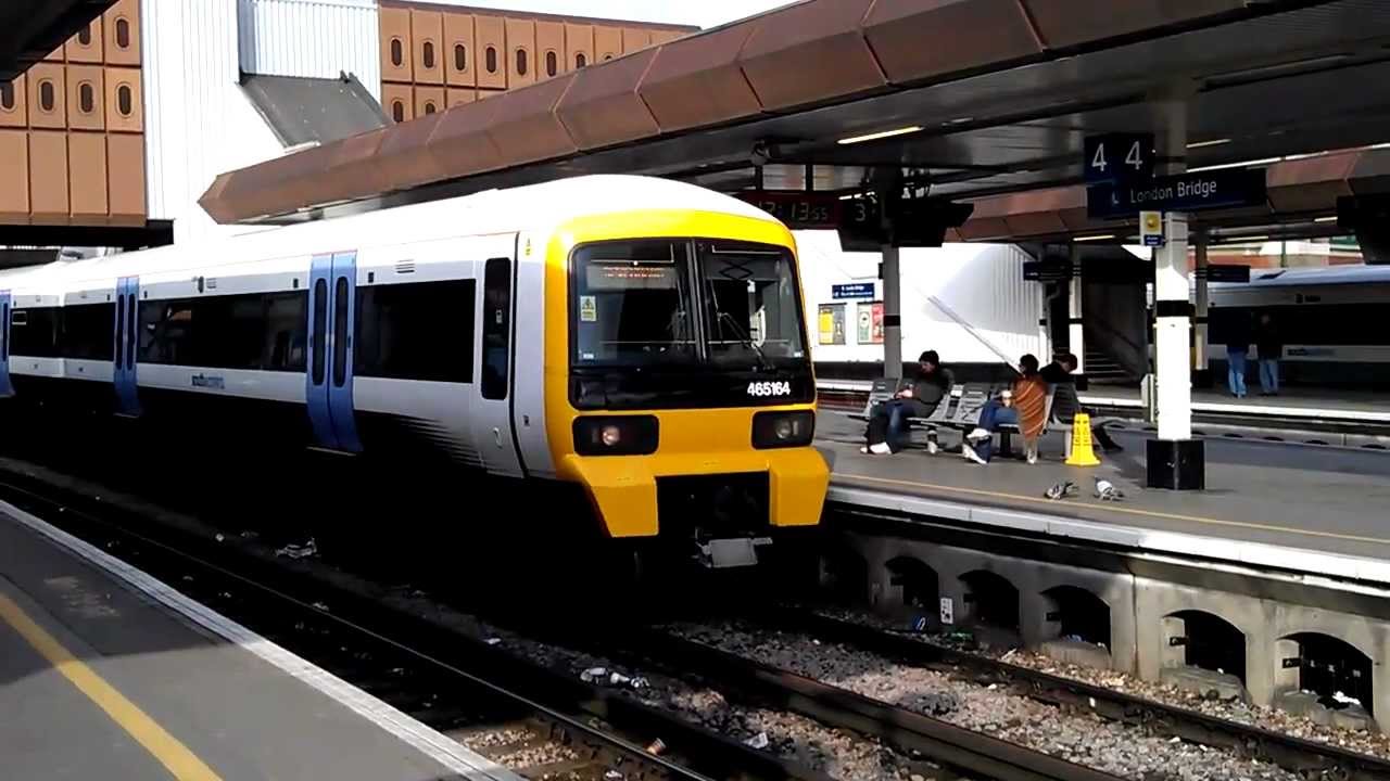 Southeastern Trains at London Bridge, 28/1/2012 (HD)