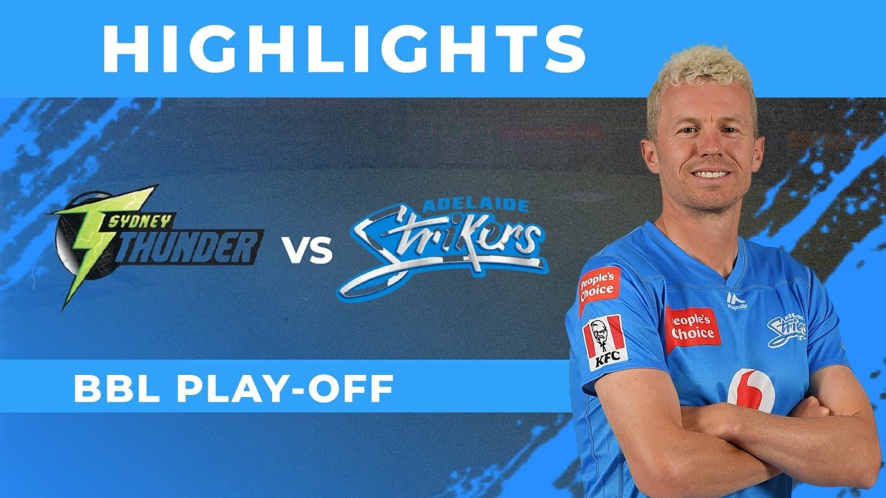Adelaide Strikers vs Sydney Thunder Highlights | BBL 2021-22 STR vs THU Highlights | Cricket 22