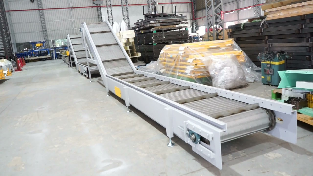 裙板鏈條輸送機 / Apron Conveyor / Slat Chain Conveyor /