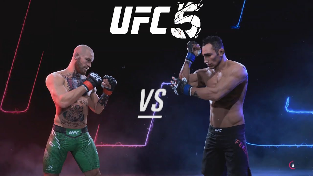Conor McGregor vs Prime Tony Ferguson - CPU vs CPU - UFC 5