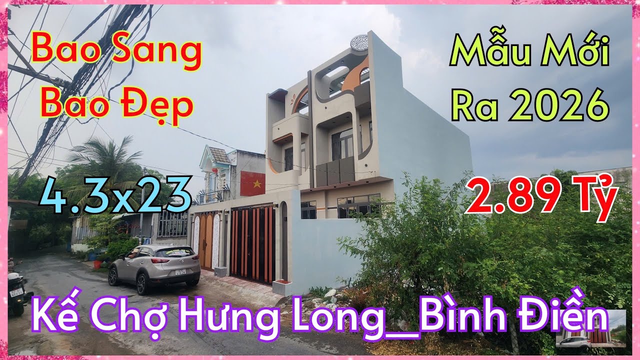 Đúng Nhu Cầu_Nhà Mặt Tiền Buôn Bán 2,89 Tỷ 100m2 Kế Sát Chợ Hưng Long Bình Điền BÌNH CHÁNH.