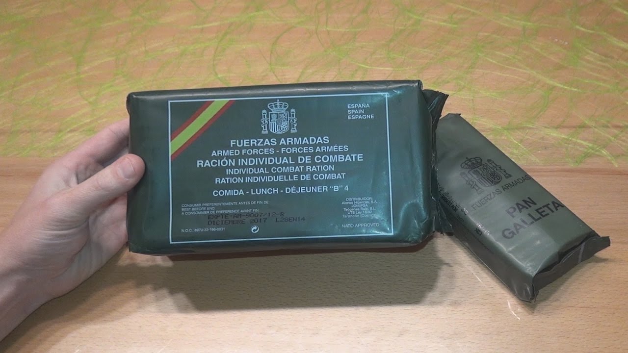 Сухпай армии Испании. Пробуем всё! :-) EPA MRE MENUE 