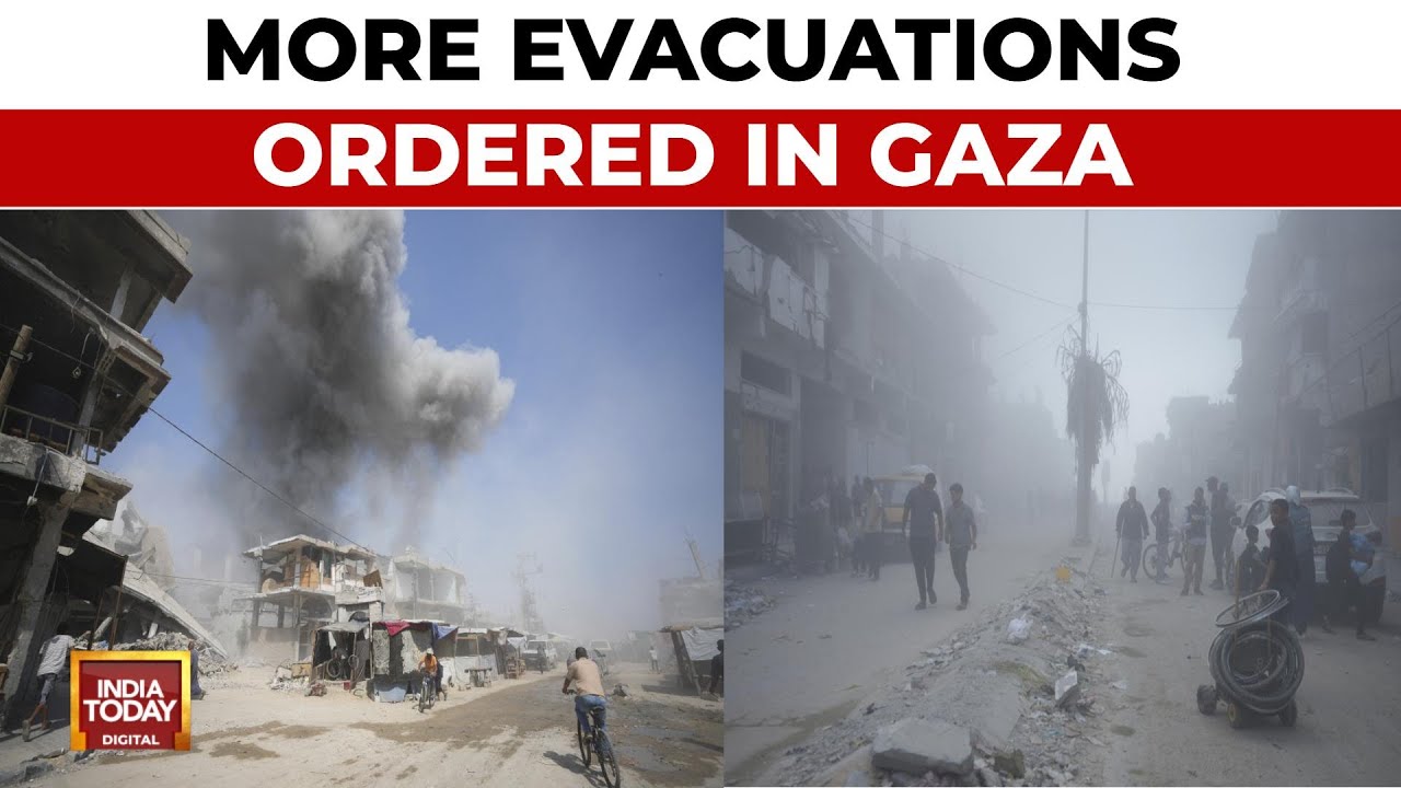 Gaza War: Smoke Was Seen Rising Above The Gaza Skyline As Israel Orders More Evacuations