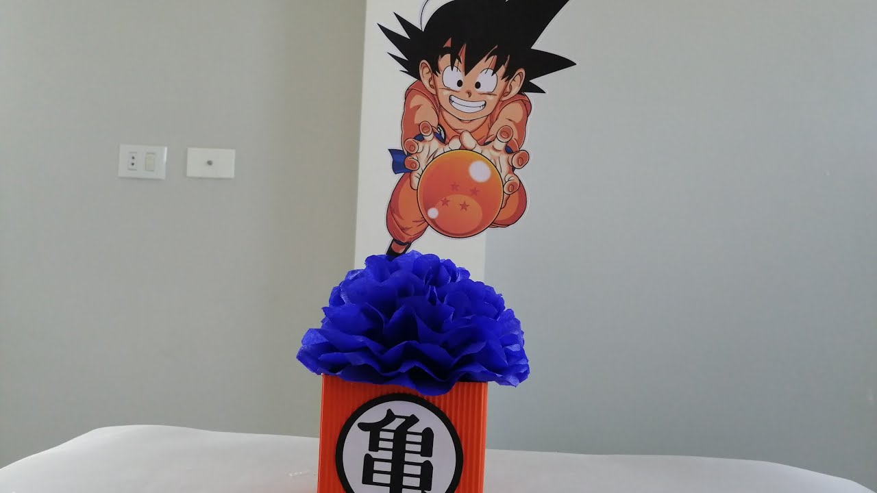 COMO HACER UN CENTRO DE MESA DE DRAGON BALL / DRAGON BALL CENTERPIECE