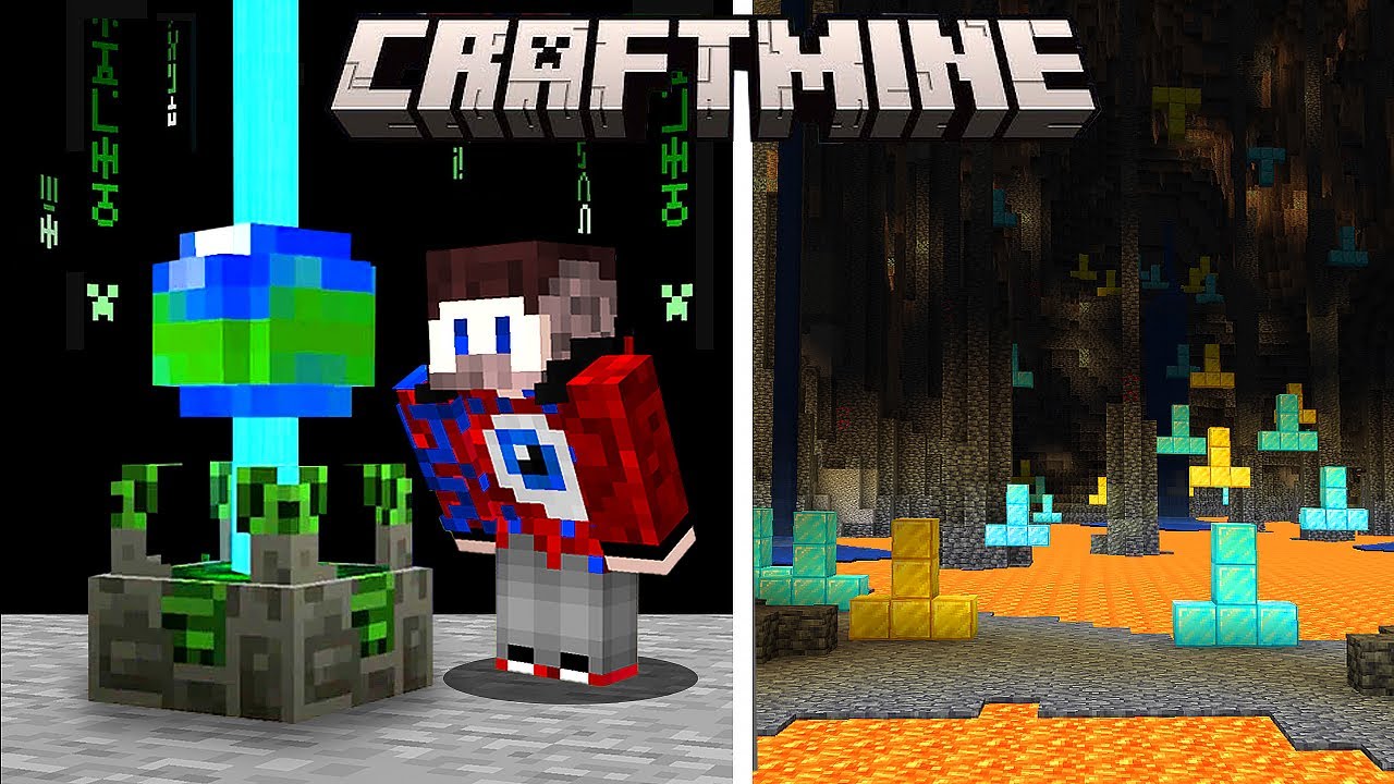 😱Майнкрафт, но Можно Крафтить ШАХТЫ И МИРЫ [Первоапрельский Снапшот CRAFTMINE]