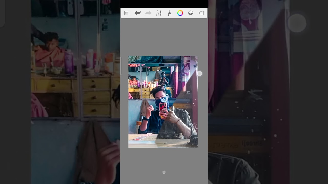 SKETCHBOOK  NEW OILY FACE SMOOTH 👀😁 AUTODESK HD Oily SKIN FACE SMOOTH #editing #shorts #videos